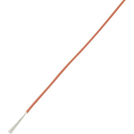 TRU COMPONENTS 1567230 Litze LiY 1 x 0.50 mm² Rot 100 m