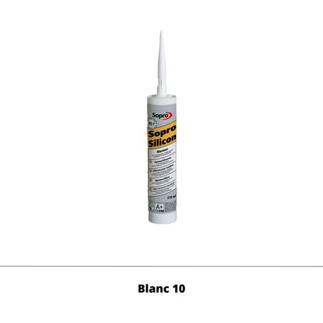 Mastic silicone pour pierre naturelle - Blanc 10 - 310 ml (1/3)