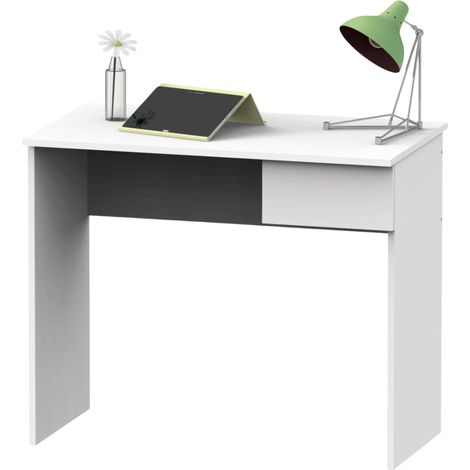 Escritorio con Cajón Turín Color Blanco Mate 90x75x50 cm (1/5)