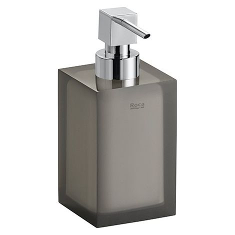 Distributeur de savon de comptoir ICE - ROCA Finition : Noir (1/2)