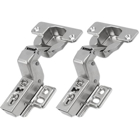 Bisagras de cierre suave de alta resistencia de 40 mm y 95 grados de apertura hacia adentro con amortiguador hidráulico para puertas pesadas y gruesas, bisagra de cierre automático para puertas de arm