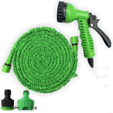 YMYNY C2615A Hose Basic – Expandable water pressure hose, green, 15 meters