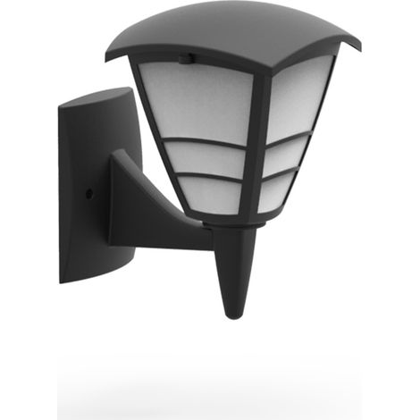 Applique extérieure étanche YONCA 2 E27 IP44 noir 400.010.133 HOROZ (1/3)