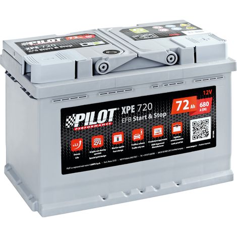 Batteria 12V - Pilot Start-Stop EFB - 72 Ah - 680 A - L3 (1/2)