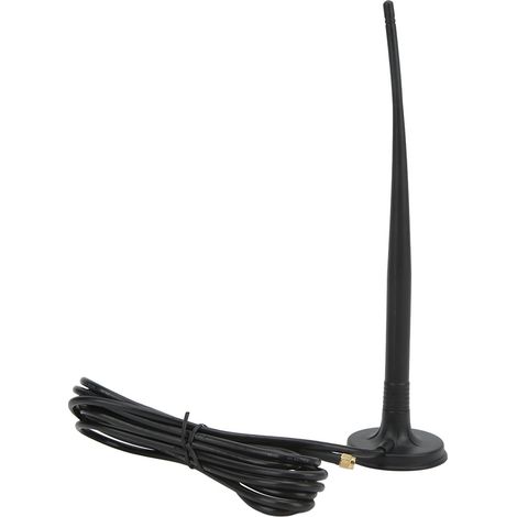 Antenne étanche 15DBI 4G externe omnidirectionnelle à noyau cuivre rouge base aimantée pour vidéosurveillance sans fil (1/5)