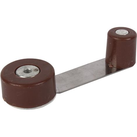 COFAN tope retenedor giratorio marron caja 12 unid. , Tope Retenedor Giratorio