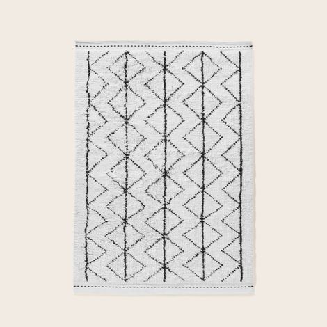 Tapis de sol en Laine à motifs ethniques YDIR