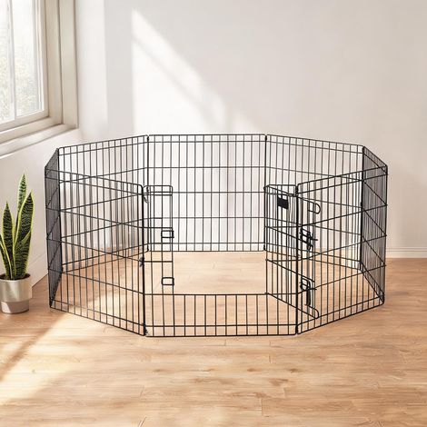 Barrière pour chien negro en métal (1/5)