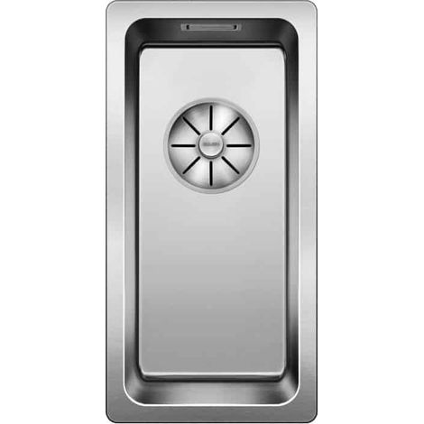 Evier Blanco Andano 180-IF Inox InFino - Inox Lisse (1/2)