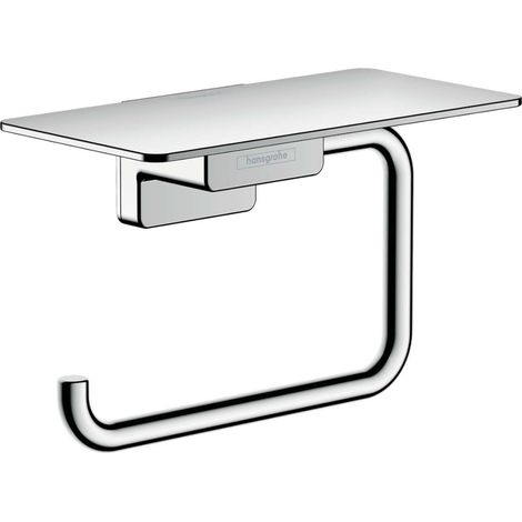 HANSGROHE Portarrollos con estante cromado AddStoris