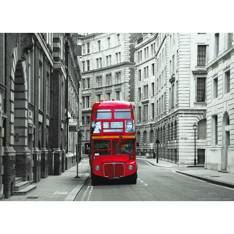London bus, photo murale intissée, 155x110 cm, 1 part (1/3)