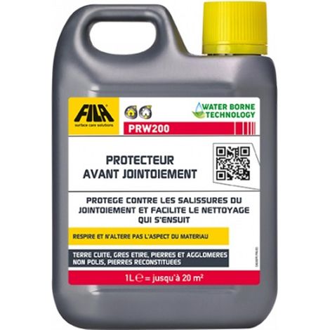 Fila – Protecteur pré jointoiement 1L – Imperméabilisant pour terre cuite et pierre naturelle – Nettoyage facile après jointoiement – Application rapide (1/2)