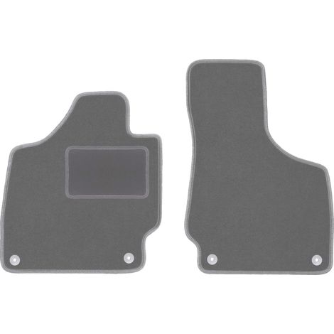 Alfombrillas delanteras para Audi TT II 8J cabrio, roadster y coupé (2006-2014), color grafito. (1/5)