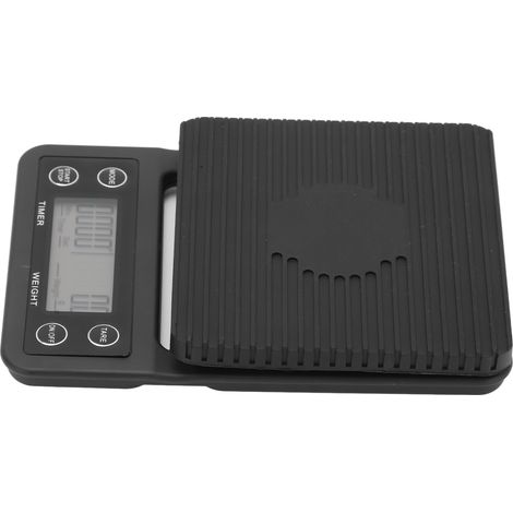 Balance de cuisine électronique LED K07 3 kg/0,1 g, balance alimentaire multifonctionnelle étanche avec minuteur
