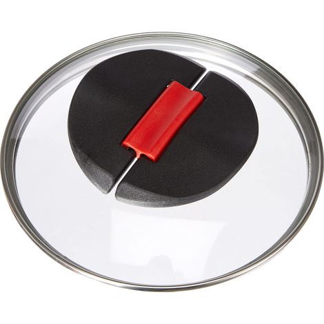 Ballarini Click&Cook Coperchio in Vetro, Alluminio, Trasparente, 16 cm (1/4)