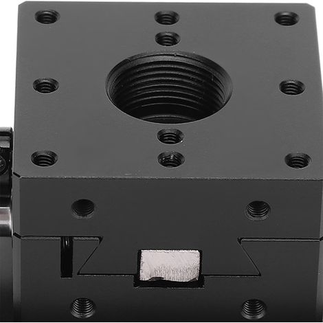 Plateforme optique haute précision HF-A40, rainure en queue d'aronde sur l'axe X, crémaillère à engrenages manuels, support pour caméra CCD, réglage coulissant 40 x 40 mm (1/5)