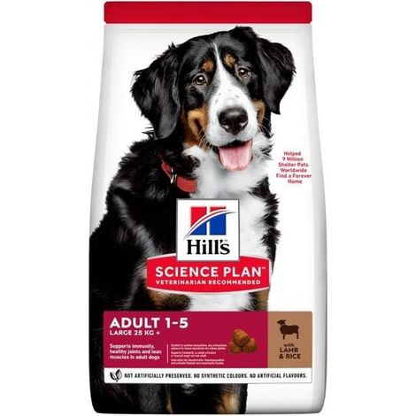 Hills Dog Science Plan Adult Large Breed Agnello e Riso - Sacco 12 Kg - (1/4)
