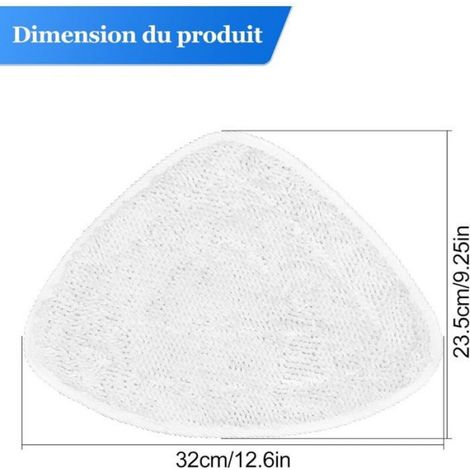 6 Pièces Recharge de Lavette Balai Vapeur en Microfibre Compatibles Avec Vileda Steam Mop Pour Capacité d'absorption (1/4)