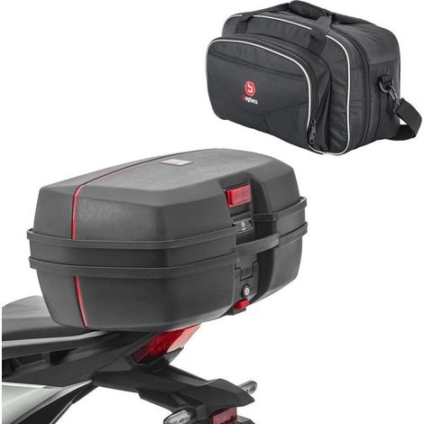Set Top Case Moto + sac intérieur Bagtecs TB8 45 Litres Universel