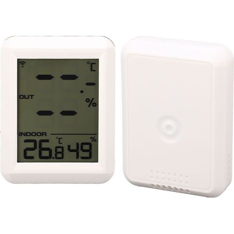 Thermomètre-hygromètre intérieur/extérieur pour chambre de bébé, terrarium, incubateur et serre.