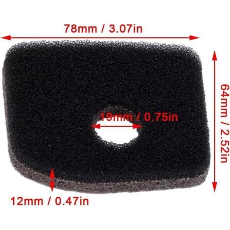 Kit de Filtre à air pour STIHL BG56 BG56C SH56C BG66 BG66C BG86 BG86CE BG86CEZ SH56 SH86 SH86C BR200 SR200 souffleurs de Feuilles Remplacer 4241 120 1800 CMR6H (1/3)