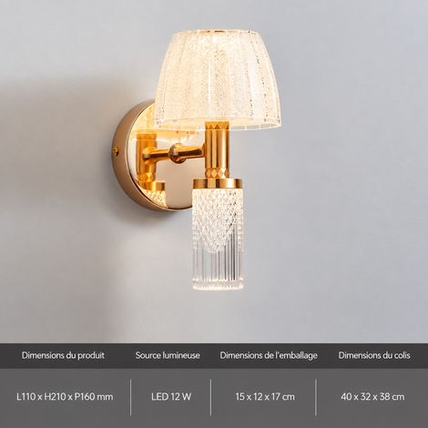 Applique Murale LED Intérieur Moderne Tricolore Modèle 3126-1 4W Salon Chambre 15 × 12 × 17 cm 1,5 kg – Livraison gratuite (1/3)