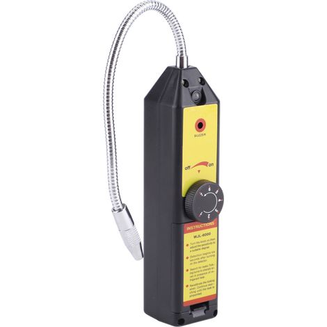 Detector de fugas halógeno de 6000 l, Detector de gas refrigerante Hvac R134a R410a R22a con luz UV, fácil de instalar, fácil de usar (1/5)