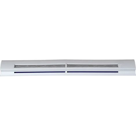 Aldes – Entrée d'air hygroréglable acoustique 6-44 m³/h – Débit ajustable selon humidité – Socle acoustique – Dimensions 47x419x71 mm – 39 dB (1/3)