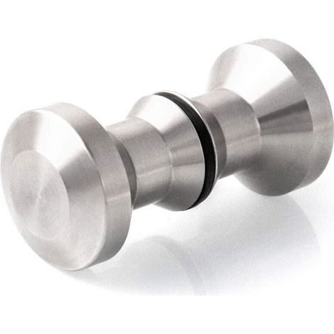 Pair of Door Knobs, Shower Door Handles for Bathroom, Kitchen, Home, Office, Hotel, Stainless Steel (1/5)