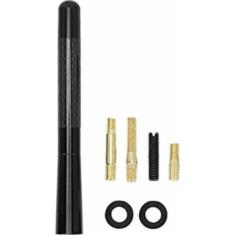 pour antenne Mini r55 pour antenne Mini r56 Antenne 4.7inch, décoration d'antenne Radio de Toit de Voiture Universelle ABS avec vis adaptée pour R55 R56 R57 R60 (1/4)