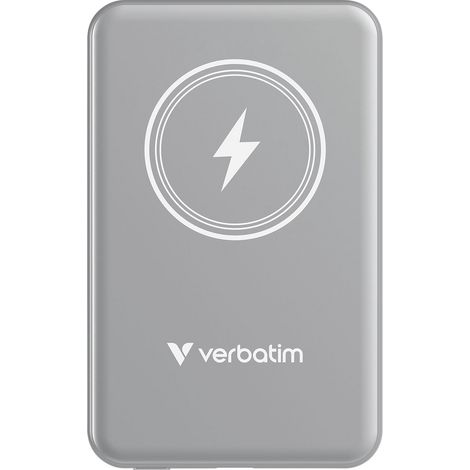 Verbatim Powerbank Magnetic Akku Ladegerät 5.000mAh Grau (1/5)