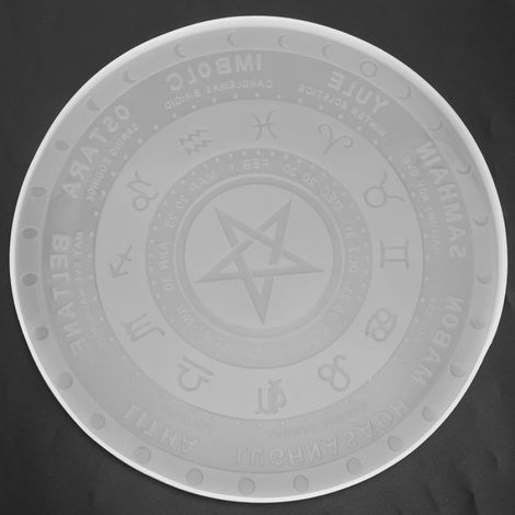 Moule Miroir - Silicone Souple - Pour Résine Époxy - Diamètre 29,5 Cm - DIY Artisanal (1/5)