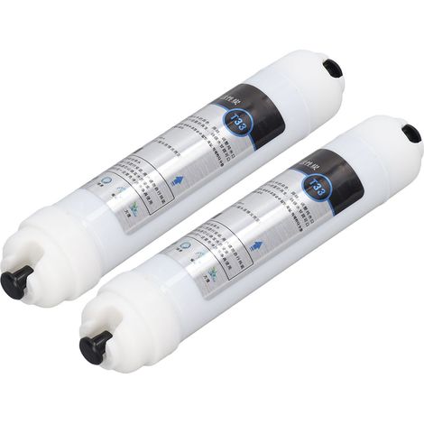Cartouche de Filtration 2 Pièces 10 Pouces, Purificateur d'Eau Remplacement, Élimine Chlore Résiduel, Haute Teneur en Iode (1/5)