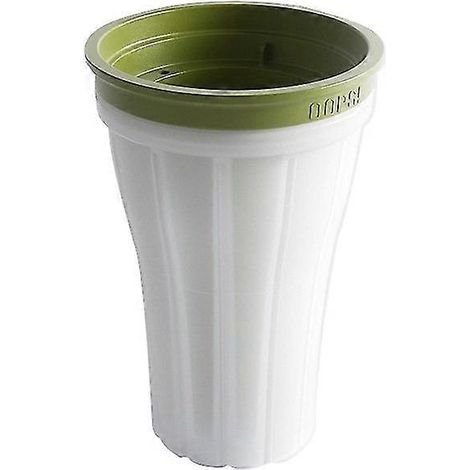 Eiswürfelbereiter, Knetbecher für Eisgetränke, Saft, Kaltgetränk, Becher mit Crushed Ice, grün