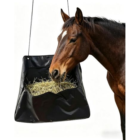 Sac à foin pour alimentation lente avec fenêtre transparente (1/5)