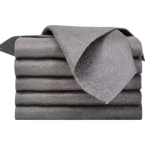 pair 5 chiffons magiques de nettoyage, chiffons magiques de nettoyage de vitres de voiture, outil épaissi et très absorbant pour les vitres de voiture, maison, cuisine, salle de bain (1/5)