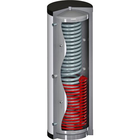 Hygiene-Pufferspeicher 600 bis 1000 Liter mit 1 und 2 (1/5)