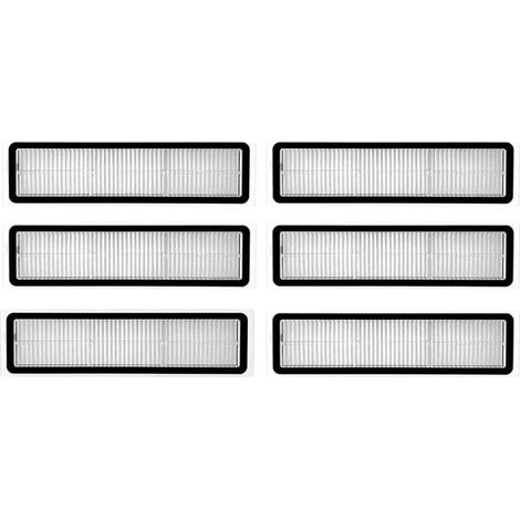 Set mit 6 HEPA-Filtern für Xiaomi Dreame D9 Saugroboter – Ersatzzubehör