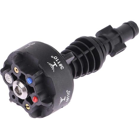 Adjustable High Pressure Garden Hose Nozzle With 6 Sprays Models For Efficient Car Washing Lawn Cares And Farm Use Multicolor (1/5)