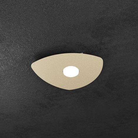Plafoniera Moderna Shape Metallo Sabbia 1 Luce Gx53 (1/5)
