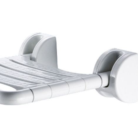 Tabouret de salle de bain pliable, siège de douche mural, tabouret de bain antidérapant pour toilettes, chaise murale, tabouret de bain accessible (1/4)