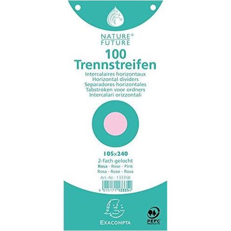 Exacompta 13335B Karteikarte Pink 100 Stück(e)
