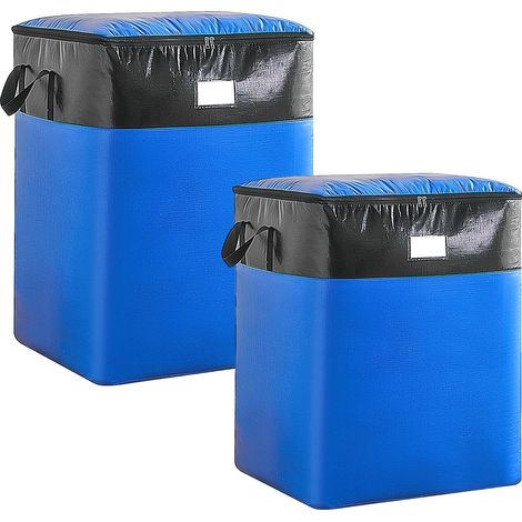 Sac Rangement Vêtements Grand, Sacs de Déménagement 104L+140L, Lot de 2 Sacs-XL pour Déménagement (1/5)