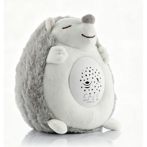 Luce Notturna Peluche Riccio – Proiettore Stelle con Musica, Lavabile in Cotone Morbido 17x20cm – Design Elegante per Neonati e Camera dei Bambini (1/3)