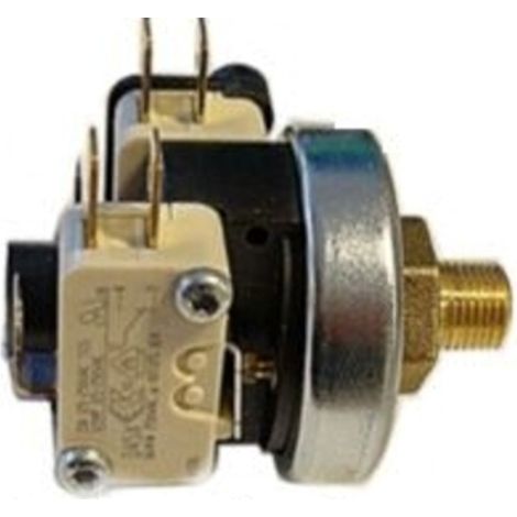 Pressostato MATER 1/8 tarato 3bar doppio micro 3 3C FERRI DA STIRO CALDAIA