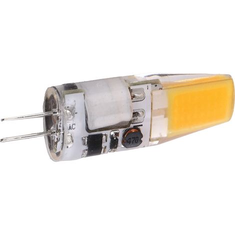 Ampoule LED G4 sans scintillement, 5W 600LM, ampoule à brancher pour suspensions, plafonniers, appliques murales, lampes de table, blanc chaud non dimmable. (1/5)