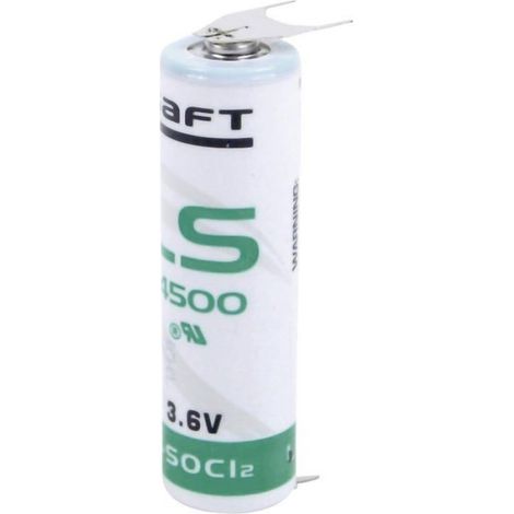 Pile Lr6 - Lithium 3.6 V 2600 Maha - Pour Applications Industrielles Et Professionnelles - 1 Pièce