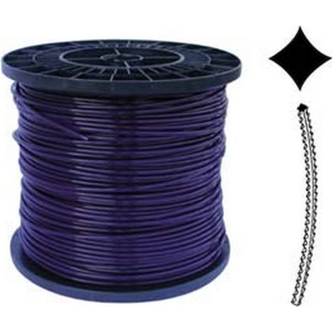 1PZ FILO NYLON "PLATINO" SEGHETTATO VIOLA PER DECESPUGLIATORE -  mm.3,3 - bobina mt.200