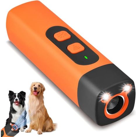 Dispositif anti-aboiements ultrasonique pour chiens Lollanda avec LED, dresseur de chiens à ultrasons, appareil anti-aboiements ultrasonique pour chiens (1/5)
