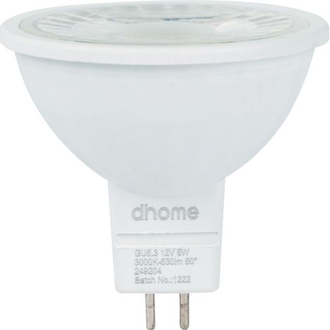 Amp LED C Gu5.3 3000K 530lm D